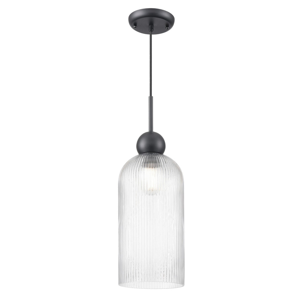 DVI Canada - One Light Pendant - Hariette - Ebony- Union Lighting Luminaires Decor