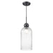DVI Canada - One Light Pendant - Hariette - Ebony- Union Lighting Luminaires Decor