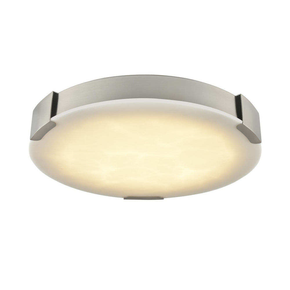 DVI Canada - LED Flush Mount - Petra - Satin Nickel- Union Lighting Luminaires Decor
