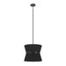 DVI Canada - Six Light Pendant - Ellesmere - Brass w/Black Shade- Union Lighting Luminaires Decor