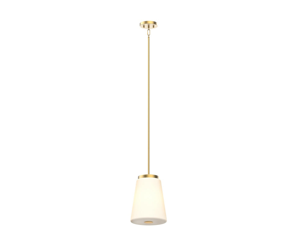 DVI Canada - One Light Pendant - Robson Hall - Brass- Union Lighting Luminaires Decor
