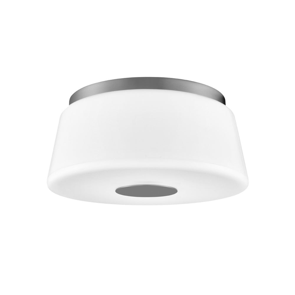 DVI Canada - Three Light Flush Mount - Robson Hall - Satin Nickel- Union Lighting Luminaires Decor