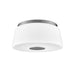 DVI Canada - Three Light Flush Mount - Robson Hall - Satin Nickel- Union Lighting Luminaires Decor