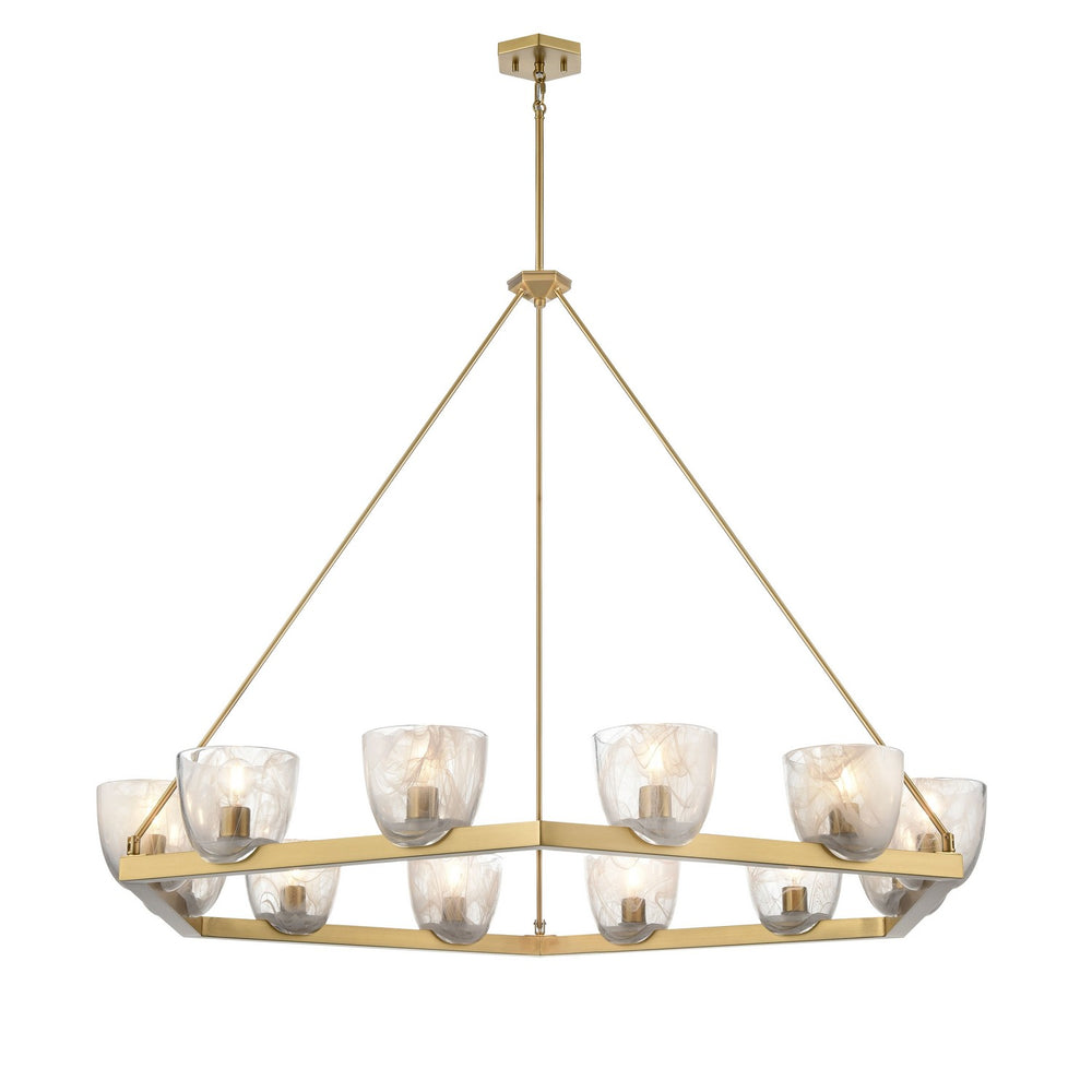 DVI Canada - 12 Light Pendant - Chalice - Brass- Union Lighting Luminaires Decor
