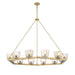 DVI Canada - 12 Light Pendant - Chalice - Brass- Union Lighting Luminaires Decor