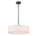 DVI Canada - Three Light Pendant - Milan - Ebony- Union Lighting Luminaires Decor