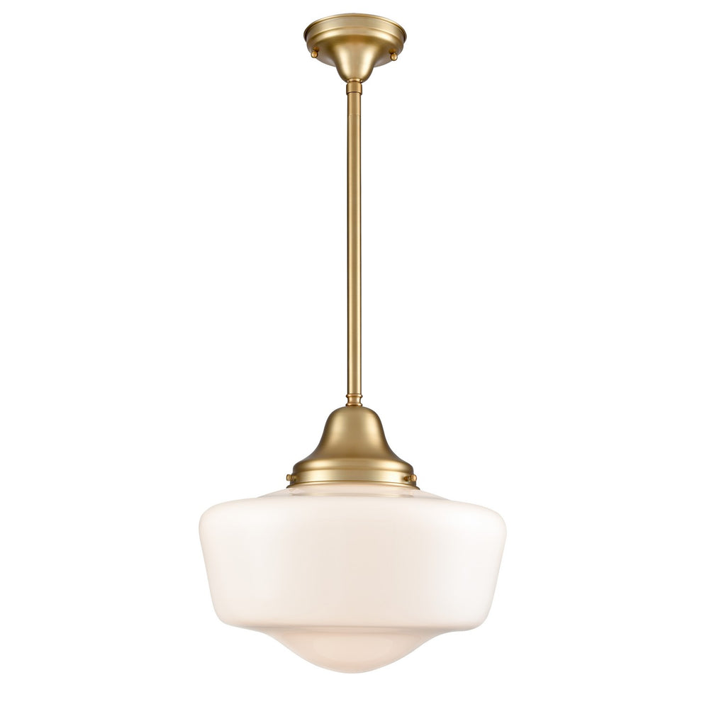 DVI Canada - One Light Pendant - Schoolhouse - Venetian Brass- Union Lighting Luminaires Decor