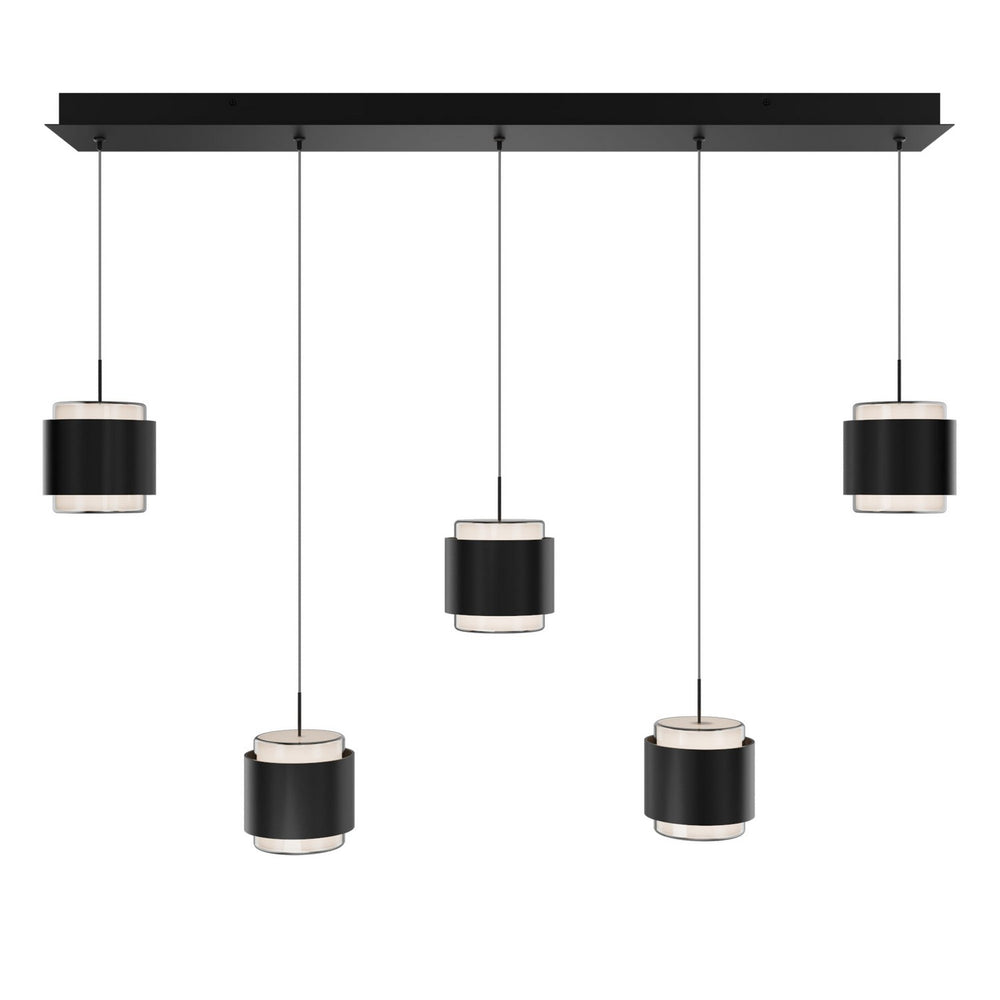 W.A.C. Canada - LED Chandelier - Banded - Black- Union Lighting Luminaires Decor