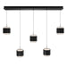 W.A.C. Canada - LED Chandelier - Banded - Black- Union Lighting Luminaires Decor