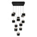 W.A.C. Canada - LED Chandelier - Banded - Black- Union Lighting Luminaires Decor