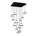 W.A.C. Canada - LED Chandelier - Cyllindra - Black Chrome- Union Lighting Luminaires Decor