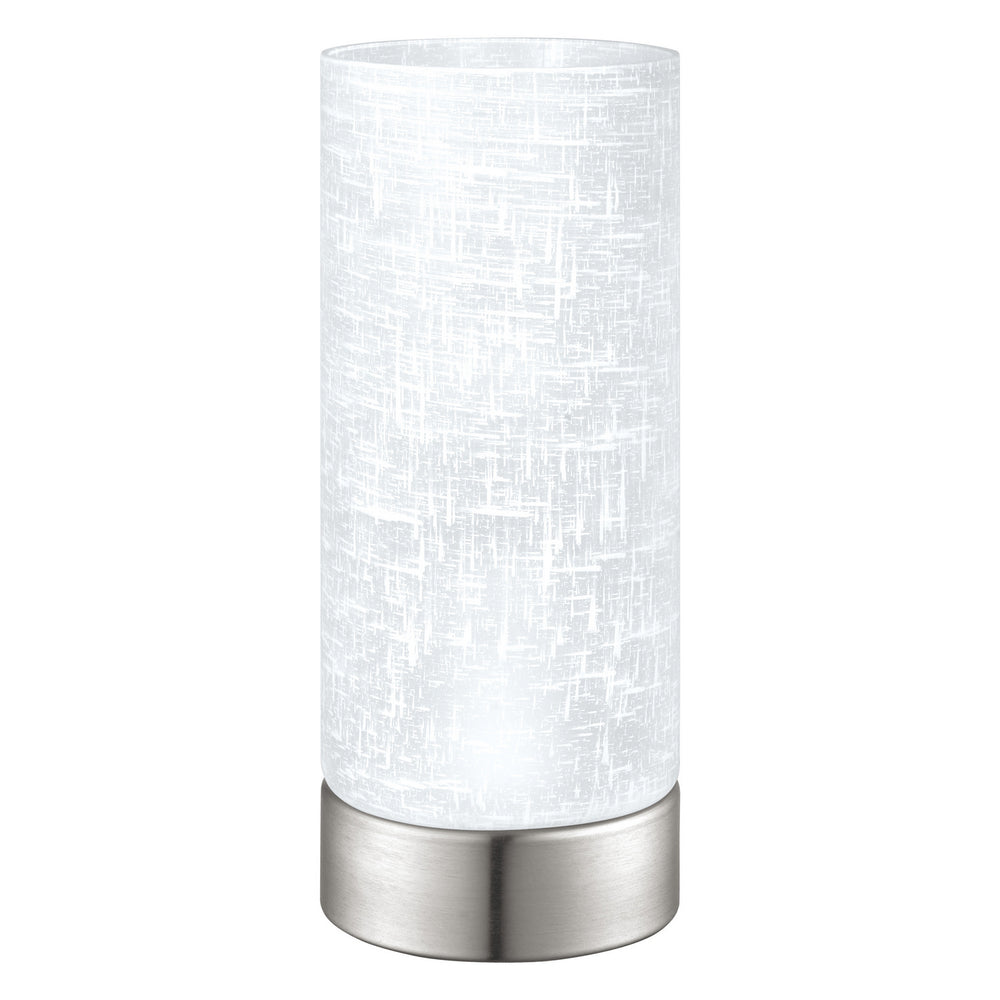 Eglo Canada - One Light Table Lamp - Myna - Matte Nickel- Union Lighting Luminaires Decor