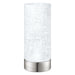Eglo Canada - One Light Table Lamp - Myna - Matte Nickel- Union Lighting Luminaires Decor