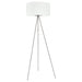 Eglo Canada - One Light Floor Lamp - Fondachelli - Matte Nickel- Union Lighting Luminaires Decor