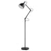 Eglo Canada - One Light Floor Lamp - Thornford - Matte Black & Chrome- Union Lighting Luminaires Decor