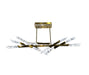 Bethel International Canada - LED Chandelier - Satin Brass- Union Lighting Luminaires Decor