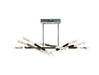 Bethel International Canada - LED Chandelier - Satin Nickel- Union Lighting Luminaires Decor