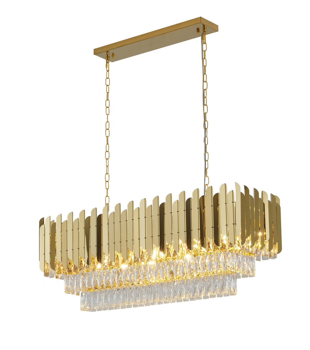 Bethel International Canada - 12 Light Chandelier - Gold- Union Lighting Luminaires Decor