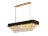 Bethel International Canada - 14 Light Chandelier - Black & Gold- Union Lighting Luminaires Decor