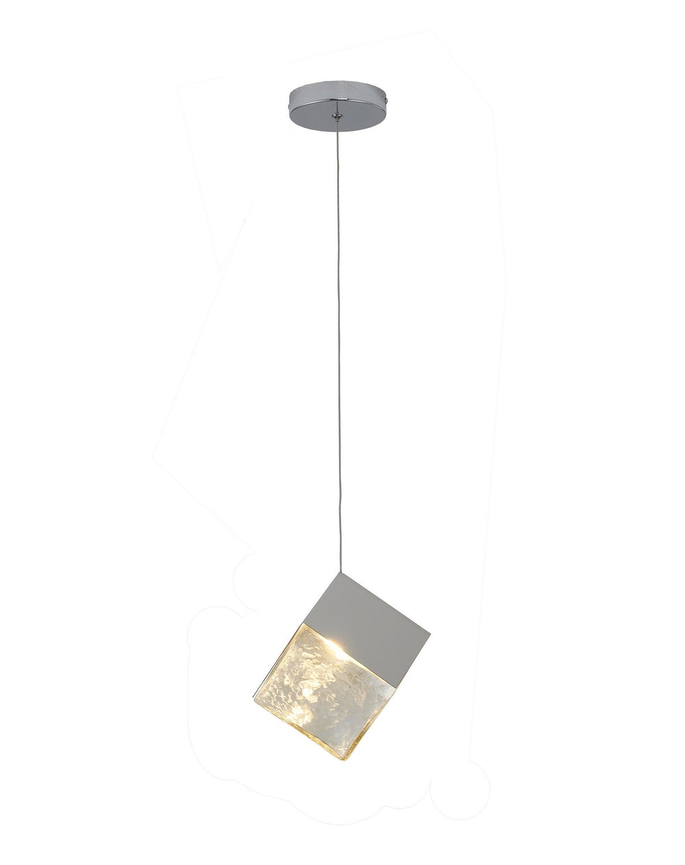 Bethel International Canada - One Light Pendant - Chrome- Union Lighting Luminaires Decor