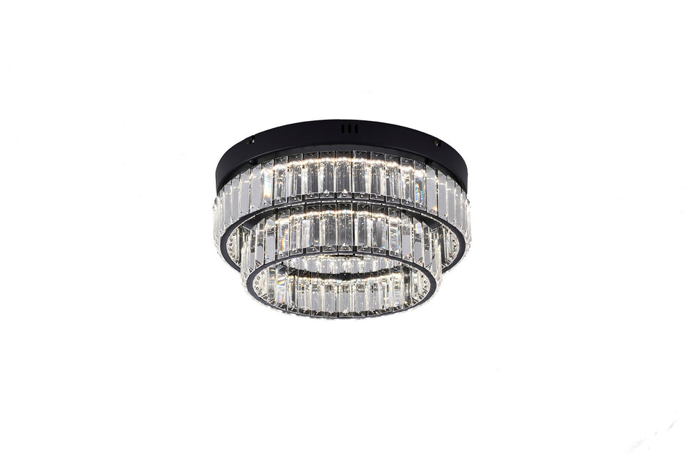 Bethel International Canada - LED Flush Mount - Satin Black- Union Lighting Luminaires Decor