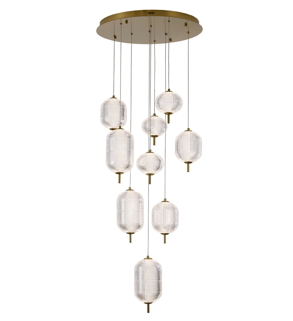 Bethel International Canada - LED Chandelier - Brass- Union Lighting Luminaires Decor
