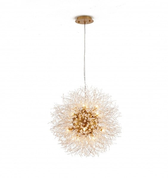 Bethel International Canada - 16 Light Chandelier - Brass- Union Lighting Luminaires Decor