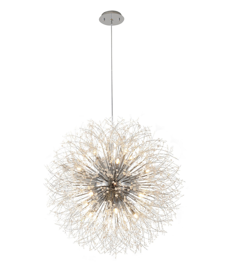 Bethel International Canada - 16 Light Chandelier - Chrome- Union Lighting Luminaires Decor