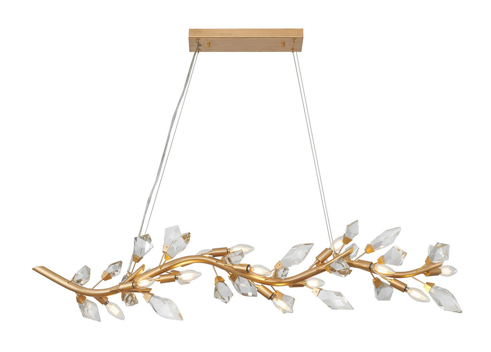Bethel International Canada - 12 Light Chandelier - Gold- Union Lighting Luminaires Decor