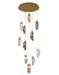 Bethel International Canada - 12 Light Chandelier - Brass- Union Lighting Luminaires Decor