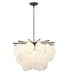 Bethel International Canada - Seven Light Chandelier - Satin Black- Union Lighting Luminaires Decor