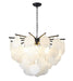 Bethel International Canada - Seven Light Chandelier - Satin Black- Union Lighting Luminaires Decor