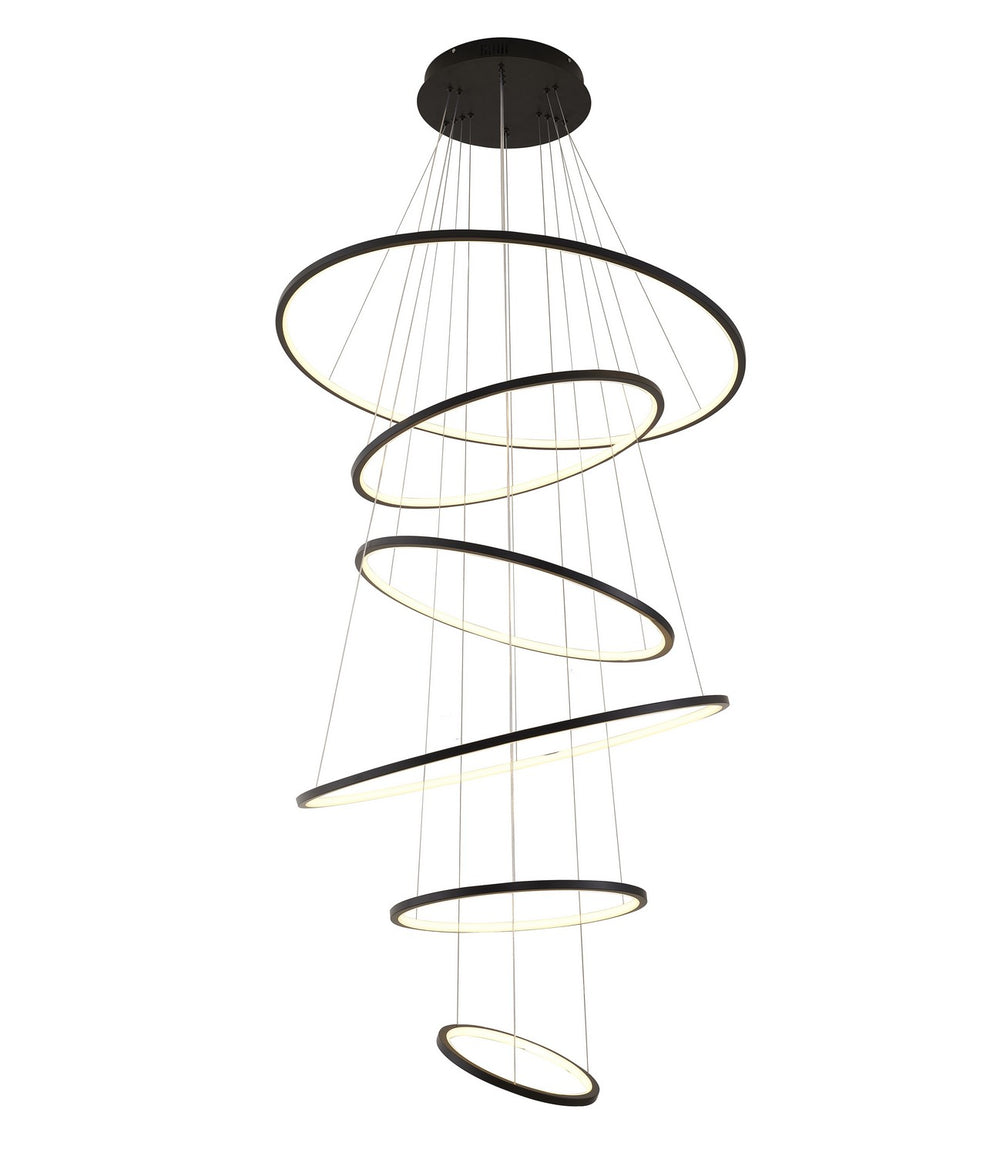 Bethel International Canada - LED Chandelier - Matte Black- Union Lighting Luminaires Decor