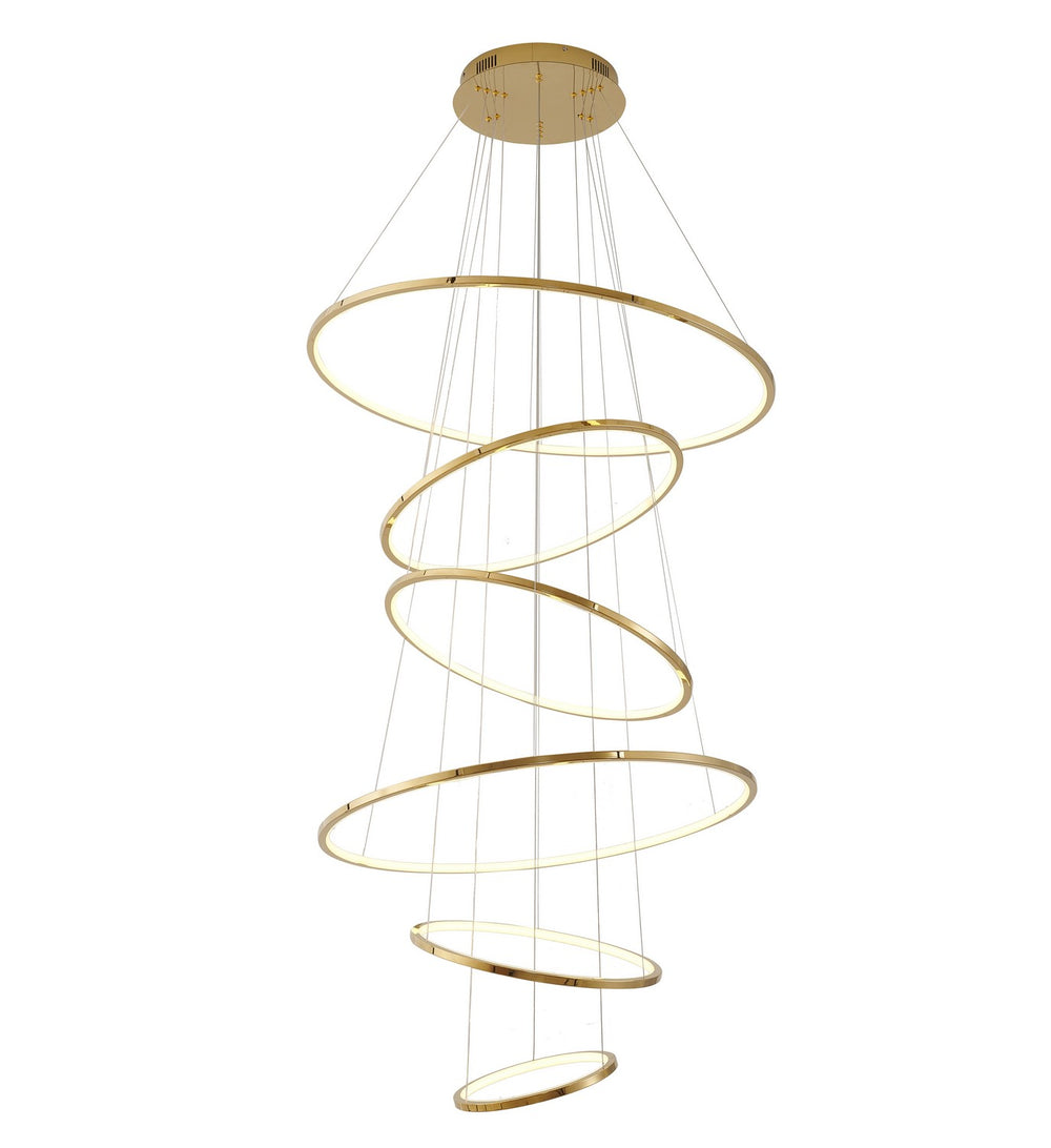 Bethel International Canada - LED Chandelier - Gold- Union Lighting Luminaires Decor
