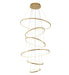 Bethel International Canada - LED Chandelier - Gold- Union Lighting Luminaires Decor