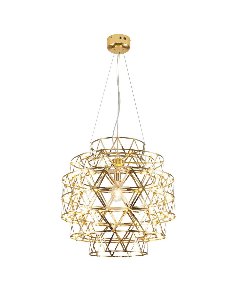 Bethel International Canada - LED Chandelier - Gold- Union Lighting Luminaires Decor