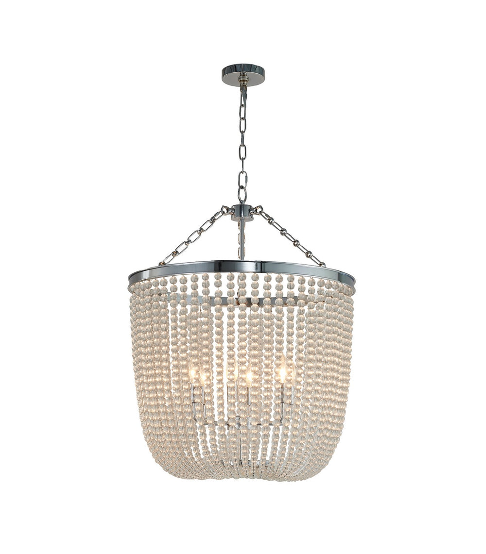 Bethel International Canada - Six Light Chandelier - Chrome- Union Lighting Luminaires Decor