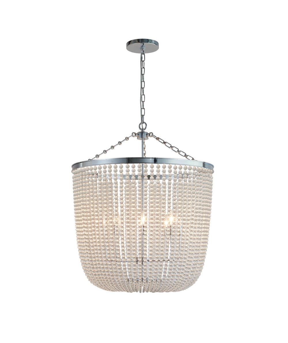 Bethel International Canada - Eight Light Chandelier - Chrome- Union Lighting Luminaires Decor