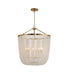 Bethel International Canada - Eight Light Chandelier - Gold- Union Lighting Luminaires Decor