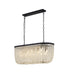 Bethel International Canada - Six Light Chandelier - Satin Black- Union Lighting Luminaires Decor