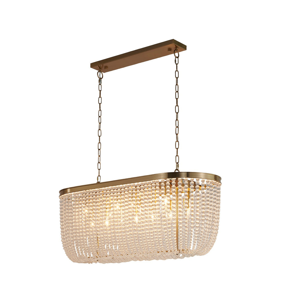 Bethel International Canada - Six Light Chandelier - Gold- Union Lighting Luminaires Decor