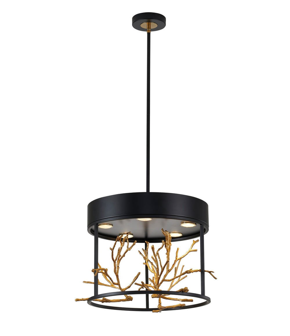Bethel International Canada - Five Light Pendant - Matte Black- Union Lighting Luminaires Decor