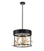 Bethel International Canada - Five Light Pendant - Matte Black- Union Lighting Luminaires Decor