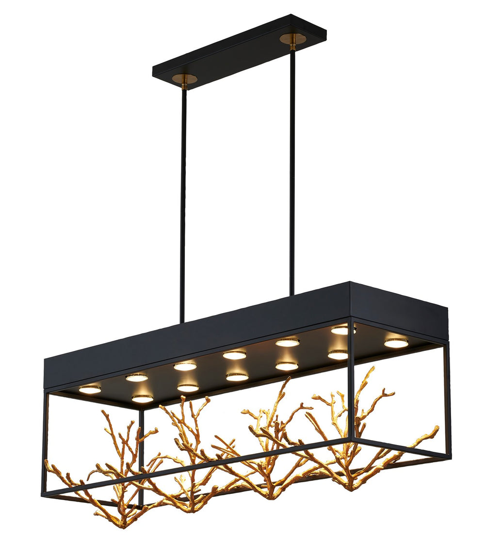 Bethel International Canada - 12 Light Chandelier - Matte Black- Union Lighting Luminaires Decor