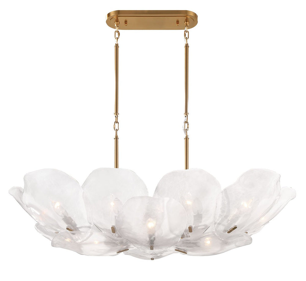 Lib & Co. Canada - 14 Light Chandelier - Corato - Brushed Brass- Union Lighting Luminaires Decor