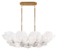 Lib & Co. Canada - 14 Light Chandelier - Corato - Brushed Brass- Union Lighting Luminaires Decor