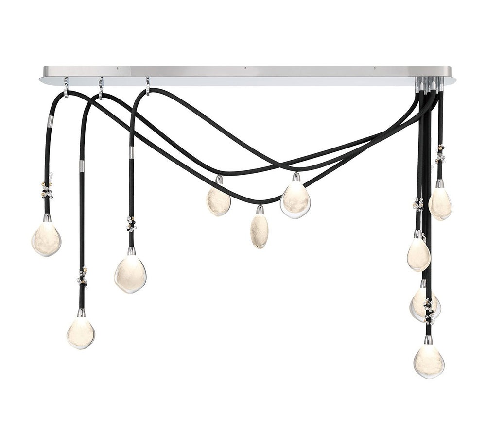 Lib & Co. Canada - LED Chandelier - Bellissima - Chrome- Union Lighting Luminaires Decor