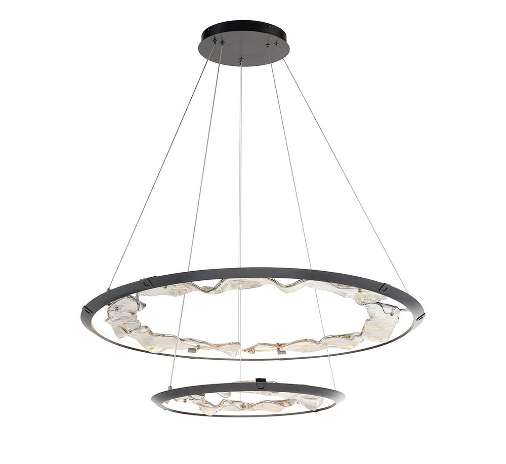 Lib & Co. Canada - LED Chandelier - Nettuno - Brushed Grey- Union Lighting Luminaires Decor