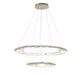 Lib & Co. Canada - LED Chandelier - Nettuno - Brushed Champagne- Union Lighting Luminaires Decor