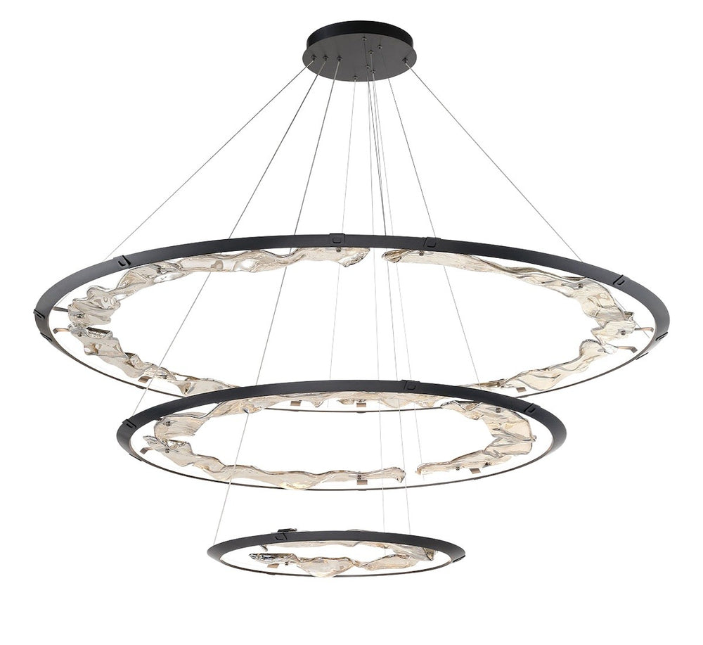 Lib & Co. Canada - LED Chandelier - Nettuno - Brushed Grey- Union Lighting Luminaires Decor